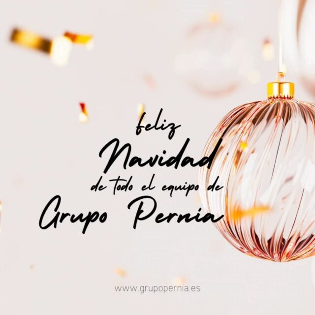 Estas Navidades, regálate lo mejor para tu empresa: tranquilidad, rendimiento y soluciones tecnológicas impecables de la mano de Grupo Pernía. 🎄✨

Gracias por confiar en nosotros un año más.

📞 976 133 791
🌐 www.grupopernia.es
✉️ administracion@perniasistemas.com

#GrupoPernia #FelizNavidad #Navidad #Zaragoza #KitDigital #DiseñoWeb
